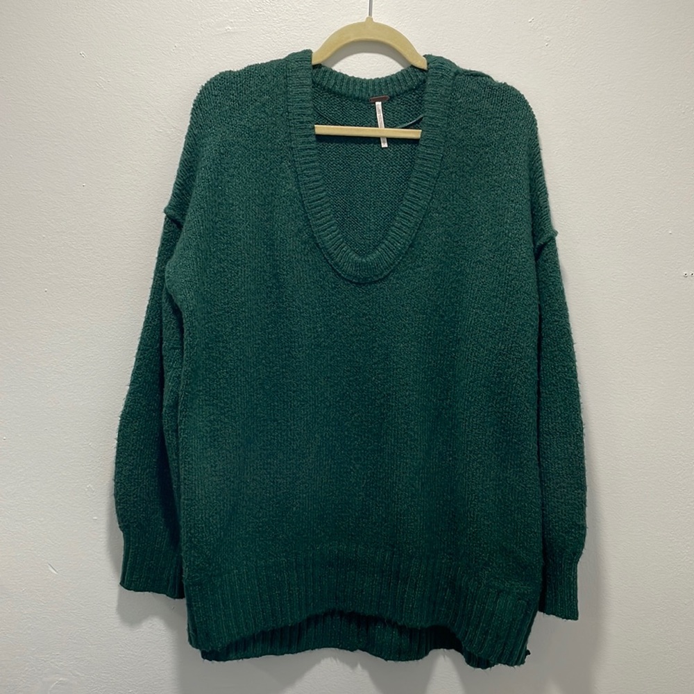 Free People Pineneedle Oversized Sweater NWT